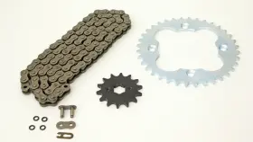 F-21113 Race-driven 1991 1992 Honda Trx250r Trx 250r O-ring Chain And Silver Sprocket 12/39 96l