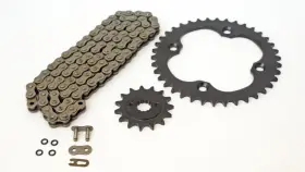 F-22735 Race-driven 09-12 Fits Suzuki Ltz400 Z400 Quadsport O-ring Chain And Black Sprocket 15/40 104l