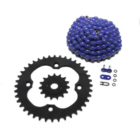 F-25779 Race-driven 06-08 Fits Suzuki Ltr450 Quadracer Blue O-ring Chain And Black Sprocket 15/40 104l