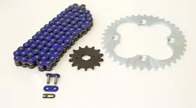 F-25785 Race-driven 1993-1997 Honda 300ex Trx300ex Non O-ring Blue Chain And Silver Sprocket 12/39 F-25785 Race-driven 1993-1997 Honda 300ex Trx300ex Non O-ring Blue Chain And Silver Sprocket 12/39
