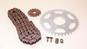 F-31061 Race-driven 2003 - 2007 Fits Suzuki Ltz400 Z400 400 Quadsport Chain And Silver Sprocket 14/40