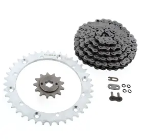 F-32052 Race-driven O-ring Chain And Silver Sprockets 13/40 92l Fits 1988-2006 Yamaha Yfs 200 Blaster