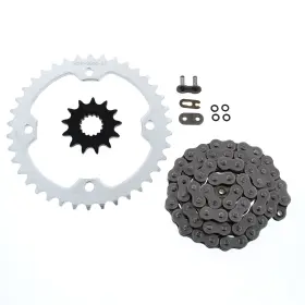 F-37513 Race-driven O-ring 98l Chain And Silver Sprocket 13/38 Fits 2009-2013 Yamaha Yfz450r Yfz450
