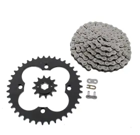 F-401895 Race-driven 1986 1987 Honda Trx250r Trx 250r Chain And Black Sprocket 12/39 96l