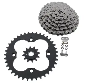 F-401989 Race-driven 1986 1987 Honda Trx250r Trx 250r O-ring Chain And Black Sprocket 12/39 96l