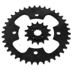 F-403262 Race-driven Sprockets For Polaris Predator 500 2003 2004 Front 14t And Rear 38t Black