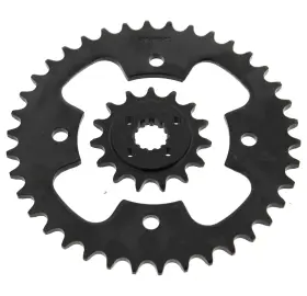 F-403278 Race-driven 2004 2005 Polaris Predator 500 15 Tooth Front And 38 Rear Black Sprocket