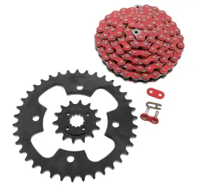 F-403282 Race-driven 2003 - 2007 Polaris Predator 500 Red Chain And Black Sprocket 14/38 94l
