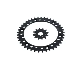 F-403324 Race-driven Sprocket Set For Yamaha Yfm350 350 Warrior 1995-1997 12t Front And 40t Rear Black