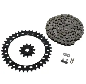 F-403653 Race-driven 1988 - 1993 Yamaha Yfs200 200 Blaster Chain And Black Sprocket 12/40 92l