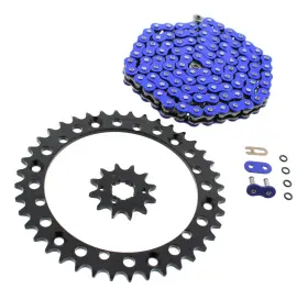 F-404137 Race-driven 1993 - 1996 Yamaha Yfz 350 Banshee Blue O Ring Chain And Black Sprocket 12/40 104l