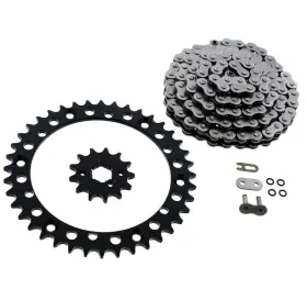 F-404978 Race-driven Chain And Sprocket Set For Yamaha Yfm350 350 Warrior 1999 - 2003 O-ring 98l 13/40