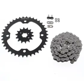 F-46907 Race-driven 1987 1988 Yamaha Yfm350 350 Warrior O-ring Chain And Black Sprocket 12/38