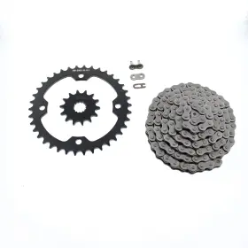 F-47579 Race-driven 2007 2008 Yamaha Yfz450se Yfz450 Non O-ring Chain And Black Sprocket 14/38 96l