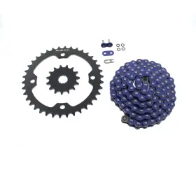 F-47742 Race-driven 2004 -2007 Yamaha Yfz450 Yfz 450 Blue O-ring Chain And Black Sprocket 15/38