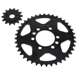 F-48371 Race-driven 2006 2007 2008 Fits Suzuki Ltz400 14 Tooth Front And 40 Rear Black Sprocket