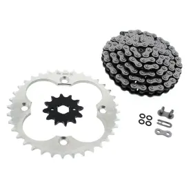 F-49416 Race-driven 1996 - 1998 Honda 300ex Trx300ex Cz Atv X Ring Chain And Silver Sprocket 12/36 86l
