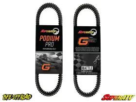 Wbb1202rsx Superatv Gboost Podium Pro Heavy Duty Drive Belt Rzr Xp Turbo R / S 1000