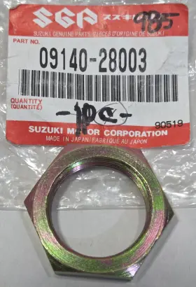 09140-28003 Suzuki New Lt500r Quadracer Lt 500 R Quadzilla Front Sprocket Nut Oe