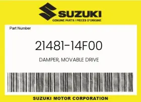Suzuki 21481-14f00 Genuine Damper Movable Drive -