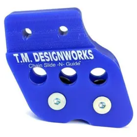 Rcg-002-bu T.m. Designworks Tm Rear Chain Guide Blue Yamaha Banshee Blaster Warrior