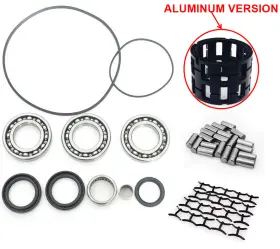 Atv-pol-fdks-002-bla-ms-45 Tarazon For Polaris Sportsman X2 500 800 Front Differential Rebuild Kit Sprague 07 08 09