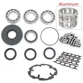 Atv-pol-fdks-012-sil-gsp Tarazon Complete Front Diff Rebuild Kit For Polaris Ranger Rzr 800 08-10 S 09-10