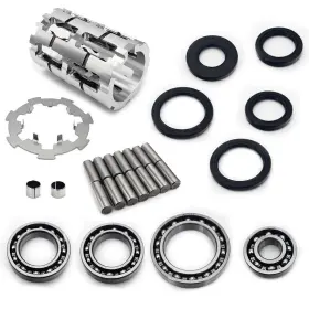 Atvcfdrk-001-sil-zl1-121 Tarazon Complete Front Differential Rebuild Kit For Polaris Sportsman 600 700 800 03-06