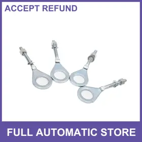 Uauto1 726215670585 4 Pcs 18mm Dia Hole Metal Chain Axle Adjuster Tensioner Custom For Motorcycle
