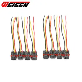 21st-wi014 Weisen 8pcs Pulse Power Bus Bar Plug Pigtail Connector Fit Polaris Ranger 1000 Xp 18-26