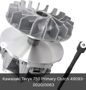 49093-0020 Wflnhb 49093-0020/0063 Kawasaki Teryx 750 Primary Clutch