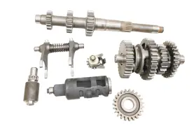2mb-e7681-00-00 Yamaha 17 Wolverine 700 Eps Hunter Transmission Shift Forks And Drum Yxe700