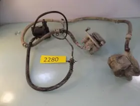 4wv-2580u-10-00 Yamaha Oem Front Left And Right Brake Caliper Lines Master 2003-2008 Grizzly 660