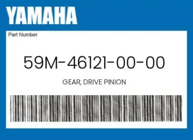 59m-46121-00-00 Yamaha Genuine Gear Drive Pinion -