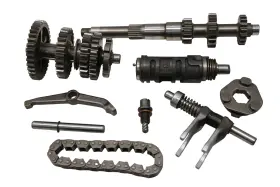 5km-17681-00-00 Yamaha 02 Grizzly 660 4x4 Transmission Shift Forks And Drum Yfm660f