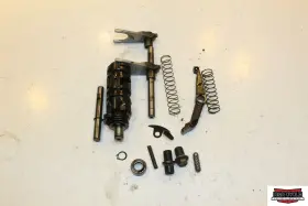 5km-18540-01-00 Yamaha 2005 Grizzly 660 Transmission Gearshift Cam Drum With Forks