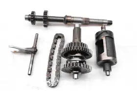 5te-17681-00-00 Yamaha 03 Kodiak 400 4x4 Transmission Shift Forks And Drum Yfm400f