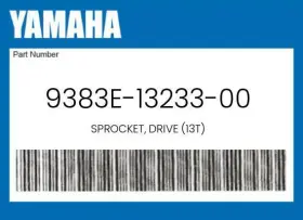 9383e-13233-00 Yamaha Genuine Sprocket Drive 13t -