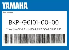 Bkp-g6101-00-00 Yamaha Genuine Rear Axle Gear Case Assy -