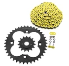 1999-2004 Honda TRX400EX Yellow O-ring Chain & Black Sprocket 15/38 94L New. Price: $74.75.