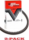 2-PACK! Megadyne AX44 Cogged Classical V-belt 1/2" W, 44" Inside, 46" Outside New. Price: $31.62.
