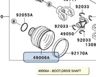Kawasaki 1995-2002 Prairie Bayou Drive Shaft Boot 49006-1294 New. Price: $32.25.