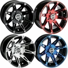 Moose 387X Wheel - Red Rear 12X8 4/110 4+4 387ML128110BWR4 New. Price: $119.95.