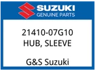 Suzuki Oem Part 21410-07G10 Hub, Sleeve New. Price: $131.12.