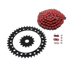 Chain & Black Sprocket Fit Yamaha YFM660 Raptor 2001-05 Red O-ring 15/41 96L New. Price: $74.75.