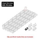 Caltric Drive Chain & Sprockets For Honda Sportrax TRX400EX 2X4 1999-2004 New. Price: $92.99.