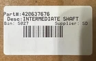 Can-am 2018-23 Defender Maverick Intermediate Shaft 420637676 Part #9 New. Price: $265.00.