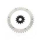 98-2000 Yamaha YFM350 Warrior 13 Tooth Front & 40 Rear Silver Sprocket New. Price: $37.35.