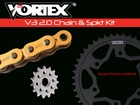 Vortex Racing For V3 2.0 Chain And Sprocket Kit 3283-16,452AK-43,G520SX3-112- New. Price: $218.90.