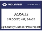 Polaris Oem Part 3235632 Sprocket, 48T, 6-FACE New. Price: $274.99.